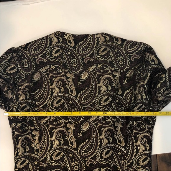 Western Pleasure Show Horse Showmanship Womens Jacket Paisley Short Blazer READ* - Picture 8 of 9